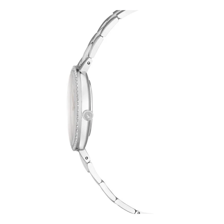 Cosmopolitan watch Swiss Made, Metal bracelet, Silver tone, Stainless steel