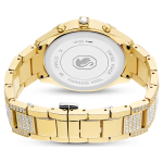Dextera lux watch Swiss Made, Metal bracelet, Gold tone, Gold-tone finish