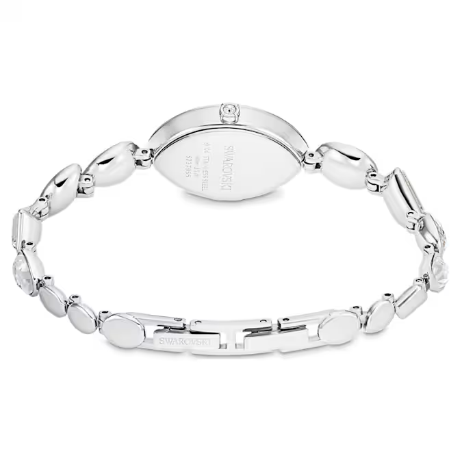 Gema watch Crystal bracelet, Silver tone, Stainless steel