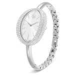 Imber bangle watch Swiss Made, Metal bracelet, Silver tone, Stainless steel