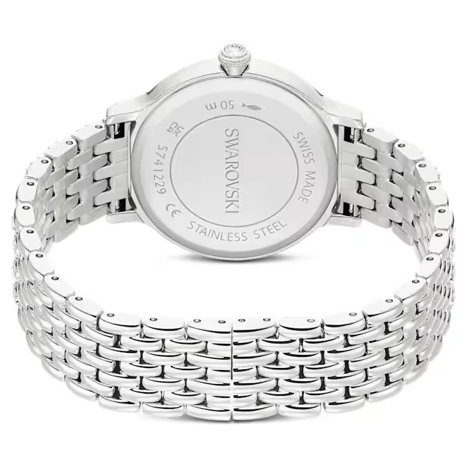 Imber watch Swiss Made, Metal bracelet, Silver tone, Stainless steel