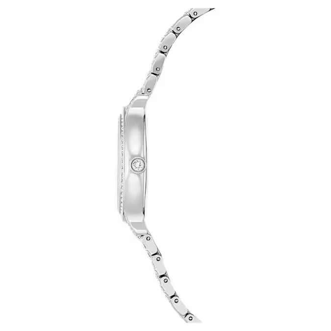 Imber watch Swiss Made, Metal bracelet, Silver tone, Stainless steel