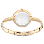 Sublima bangle watch Swiss Made, Metal bracelet, Gold tone, Champagne gold-tone finish