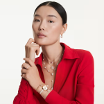 Sublima bangle watch Swiss Made, Metal bracelet, Rose gold tone, Rose gold-tone finish