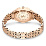 Attract watch Swiss Made, Metal bracelet, Rose gold tone, Rose gold-tone finish