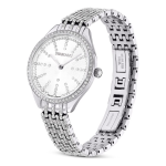 Attract watch Swiss Made, Metal bracelet, Silver tone, Stainless steel
