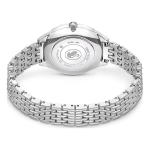 Attract watch Swiss Made, Metal bracelet, Silver tone, Stainless steel