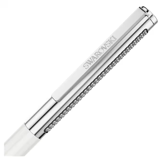 Matrix Tennis ballpoint pen White, Chrome plated