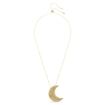 Sublima pendant Moon, Gold tone, Gold-tone plated