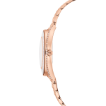 Crystalline aura watch, Swiss Made, Metal bracelet, Rose gold tone, Rose gold-tone finish