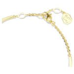 Idyllia bangle Mixed cuts, Shell, Green, Gold-tone plated