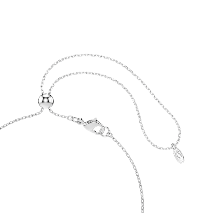 Ariana Grande x Swarovski Y necklace, Mixed cuts, Dragonfly, Multicolored, Rhodium plated