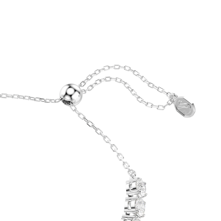 Ariana Grande x Swarovski Tennis bracelet, Mixed cuts, Multicolored, Rhodium plated