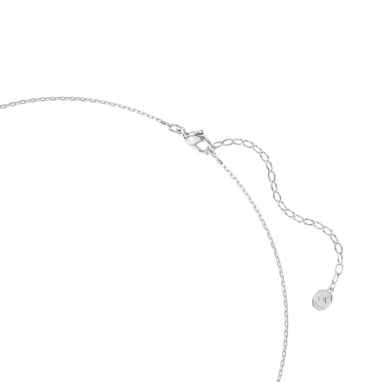 Ariana Grande x Swarovski Tennis Y necklace, Mixed cuts, Dragonfly, Multicolored, Rhodium plated