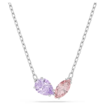 Ariana Grande x Swarovski set, Mixed cuts, Multicolored, Rhodium plated