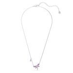 Ariana Grande x Swarovski pendant, Mixed cuts, Dragonfly, Multicolored, Rhodium plated