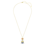 Minions King Bob pendant Pavé, Multicolored, Gold-tone plated