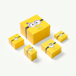 Minions bag charm Multicolored, Gold-tone plated