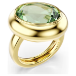 Gema motif ring Set (3), Multicolored, Gold-tone plated