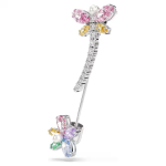 Ariana Grande x Swarovski brooch Mixed cuts, Dragonfly, Multicolored, Rhodium plated