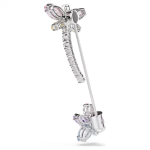 Ariana Grande x Swarovski brooch Mixed cuts, Dragonfly, Multicolored, Rhodium plated