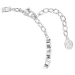 Mesmera bracelet Marquise cut, White, Rhodium plated