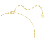 Una Angelic pendant Cushion cut, White, 18K gold finish