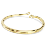 Mesmera bangle Mixed cuts, White, 18K gold finish