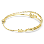 Mesmera bracelet Mixed cuts, White, 18K gold finish