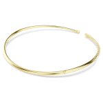 Mesmera choker Mixed cuts, White, 18K gold finish