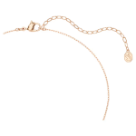 Mesmera necklace Mixed cuts, White, 18K rose gold finish