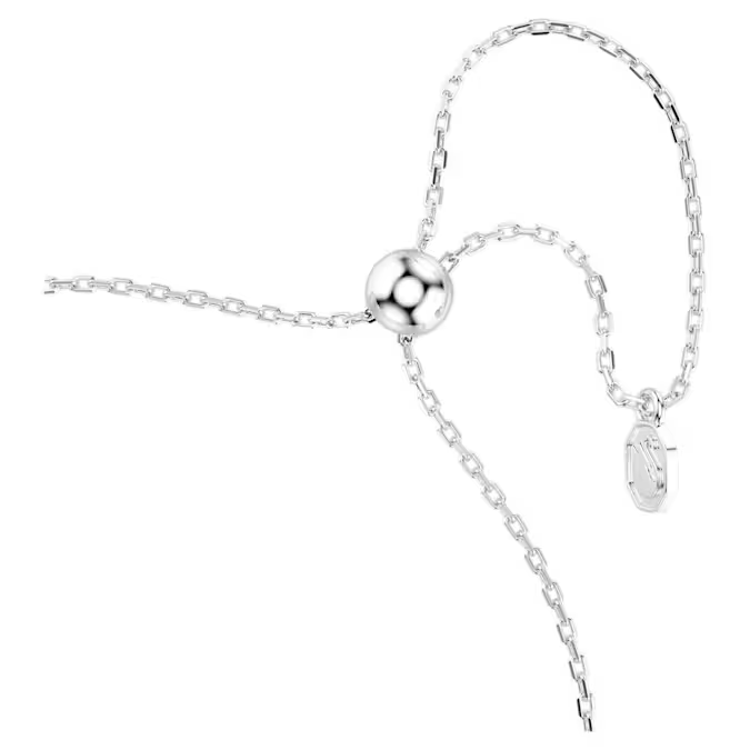 Mesmera bracelet Marquise cut, White, Rhodium plated