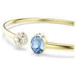 Chroma bangle Mixed cuts, Multicolored, 18K gold finish