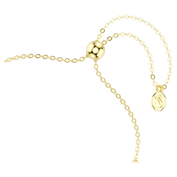 Imber bracelet Round cut, Blue, 18K gold finish