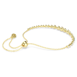 Imber bracelet Round cut, Blue, 18K gold finish