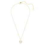 Magic set Set (2), Mixed cuts, Snowflake, White, 18K gold finish