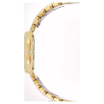 Dextera octagon watch Swiss Made, Metal bracelet, Gold tone, Gold-tone finish