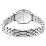 Dextera octagon watch Swiss Made, Metal bracelet, Silver tone, Stainless steel