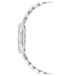 Dextera octagon watch Swiss Made, Metal bracelet, Silver tone, Stainless steel