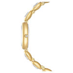 Imber oval watch Swiss Made, Metal bracelet, Gold tone, Gold-tone finish