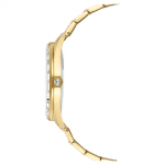 Matrix date watch Swiss Made, Metal bracelet, Gold tone, Gold-tone finish
