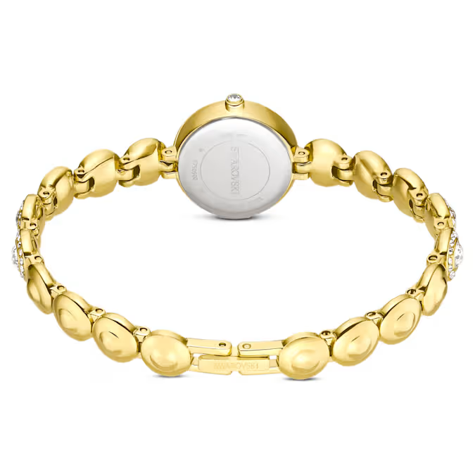 Una Angelic watch Crystal bracelet, Gold tone, Gold-tone finish