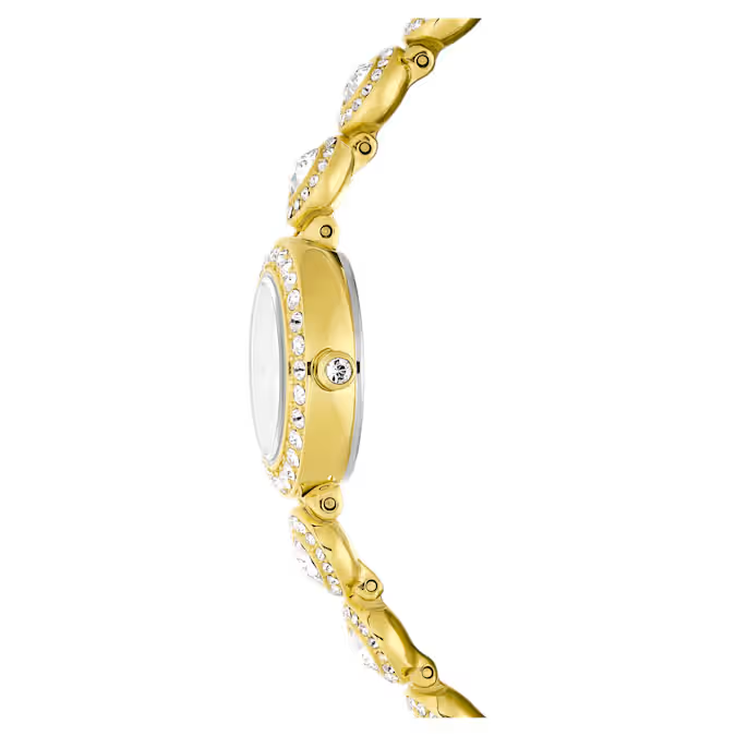 Una Angelic watch Crystal bracelet, Gold tone, Gold-tone finish