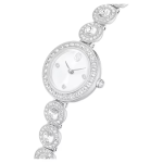 Una Angelic watch Crystal bracelet, Silver tone, Stainless steel