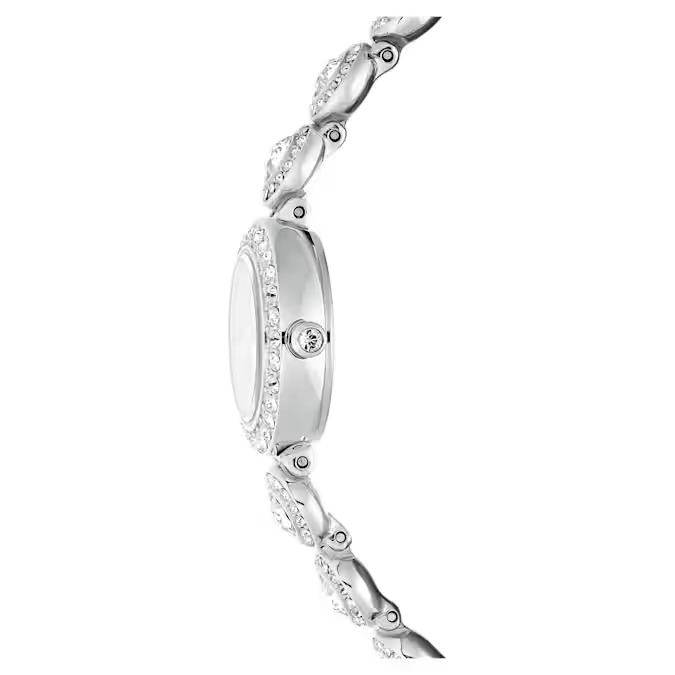 Una Angelic watch Crystal bracelet, Silver tone, Stainless steel