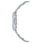 Matrix octagon watch Baguette cut, Metal bracelet, Blue, Stainless steel