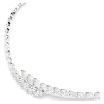 Mesmera set Set (3), Marquise cut, White, Rhodium plated