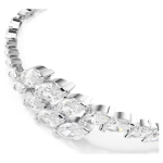 Mesmera set Set (3), Marquise cut, White, Rhodium plated