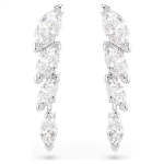 Mesmera set Set (3), Marquise cut, White, Rhodium plated