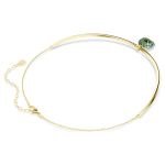 Sublima choker Octagon cut, Green, 18K gold finish
